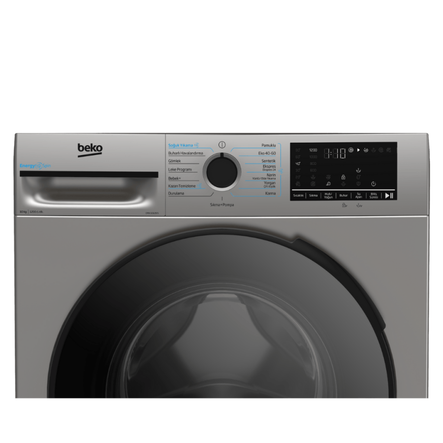 CMX 10120 S 10KG 1200D SILVER ÇAMAŞIR MAKİNESİ - 6